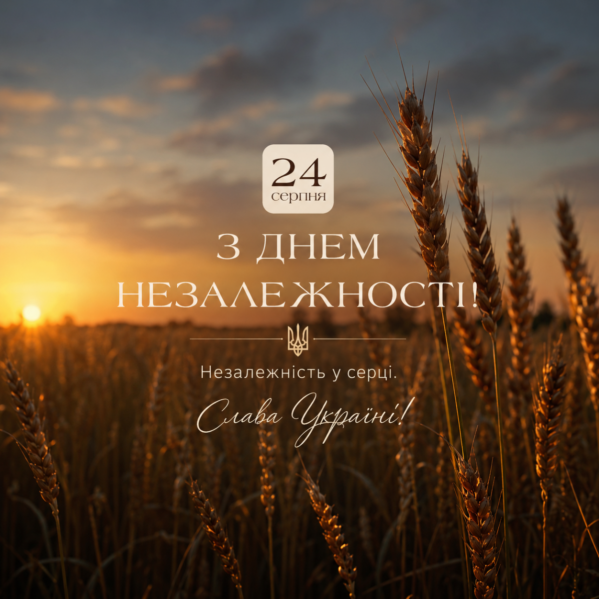 24 серпня — День Незалежності України